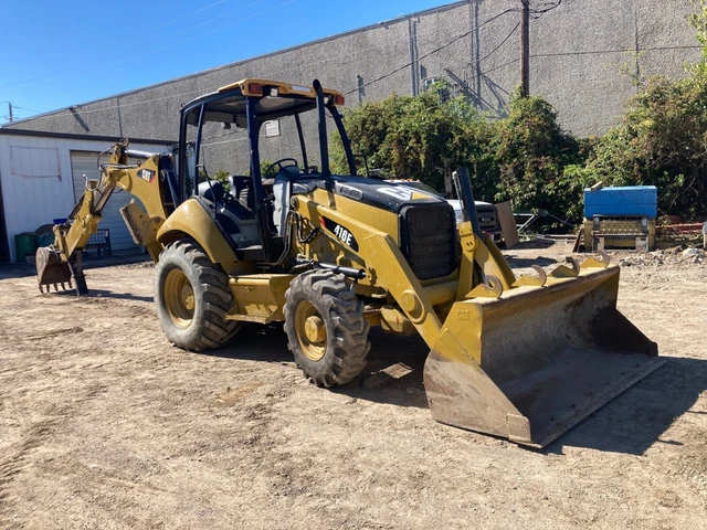 2009 Caterpillar CAT 416E Backhoe Loader; Extenda-hoe; thumb; OPERATION VIDEO