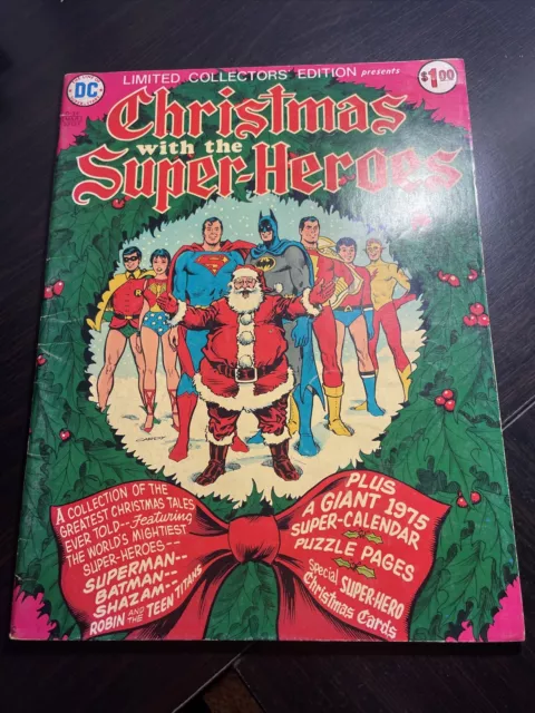Christmas with the Super-Heroes C-34 DC 1975 Limited Collectors Edition Comic