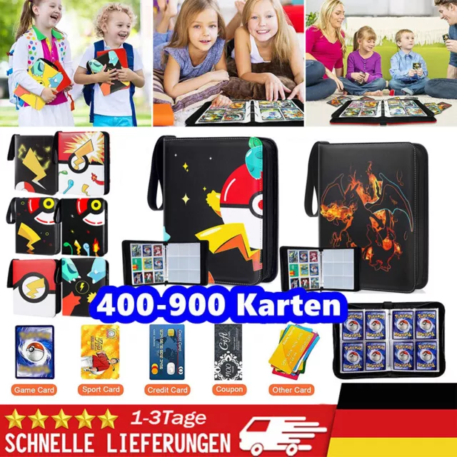 XXXL SAMMELALBUM FÜR 400/900 Pokemon Karten Sammelmappe Ordner Heft  50Seiten Neu EUR 18,59 - PicClick DE