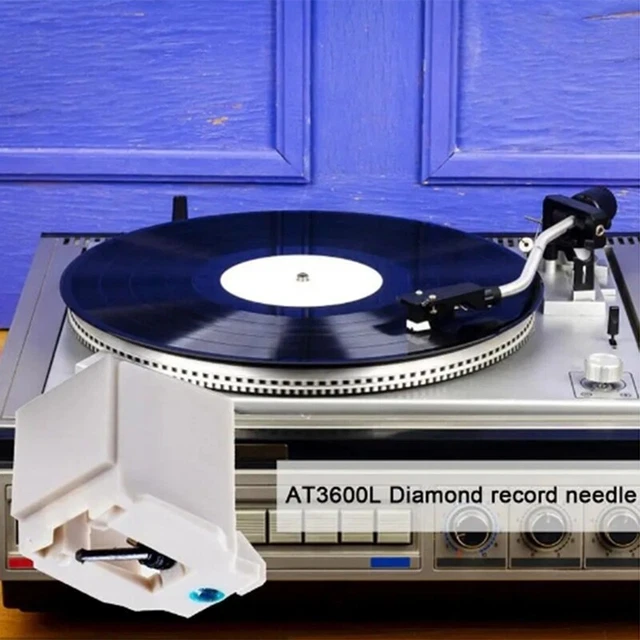 Stylet De Rechange ATN3600L Pour Tourne-disque - Compatible AT-LP60X, AT3600, AT3651 - Pointe émeri, Fibre Carbone