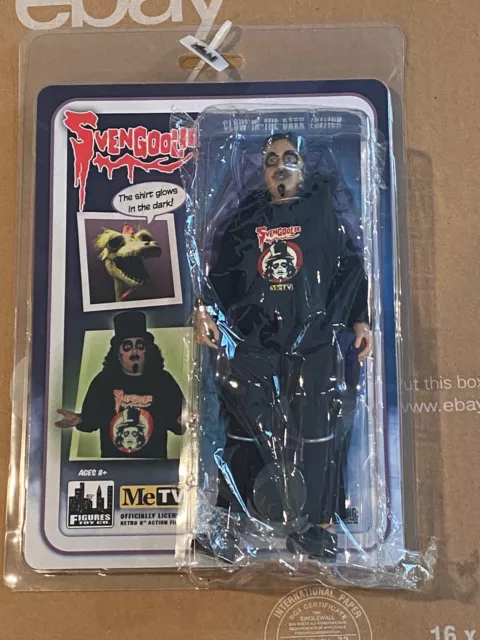 Svengoolie 8" Action Figure Glow in the Dark Shirt MeTV Figures Toy Company Mego