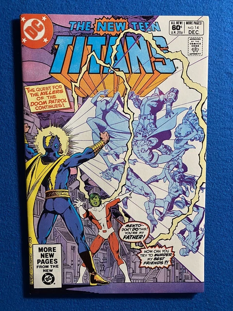 New Teen Titans #14 Origin of Doom Patrol First app. New Brotherhood of Evil