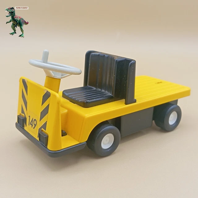 PLAYMOBIL-CHARIOT BÂCHÉ WESTERN et double attelage + 1 cheval - Année