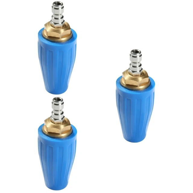 Bulle de londe de pression 3 pcs Pulporteur de buse rotatif Bulle à haute