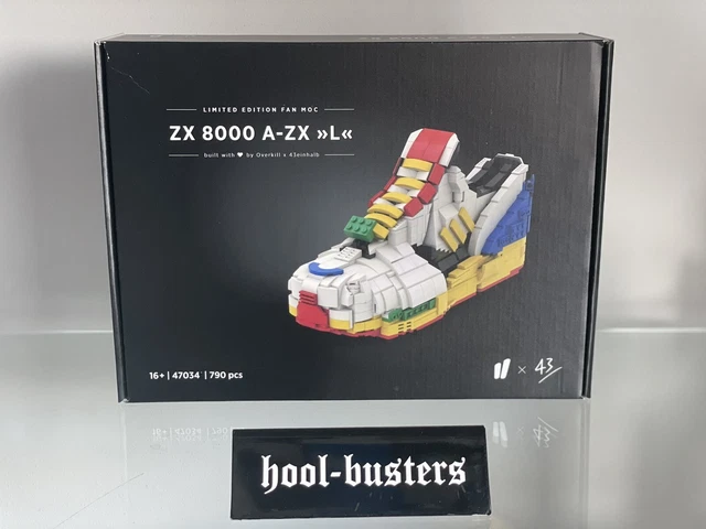 Lego 47034 Adidas ZX 8000 A-ZX Fan MOC 43 Einhalb Overkill Limited Torsion Eqt