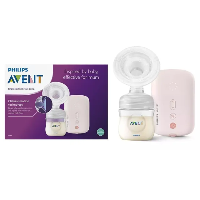 Philips Avent Electric Single Breast Pump SCF395/11, Personalised Experience, Fl