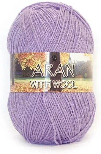 Laine à tricoter Alison & Mae, Blanc, 2 ampoules, 4 - 5 mm d'épaisseur, 100%