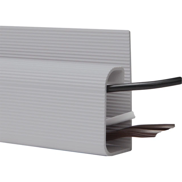 DELAMU J CHANNEL Cable Raceway White JCC01Grey 15.40 PicClick