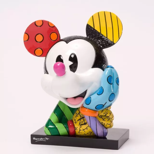 Romero Britto Disney Mickey Mouse Pop Art Bust Figurine