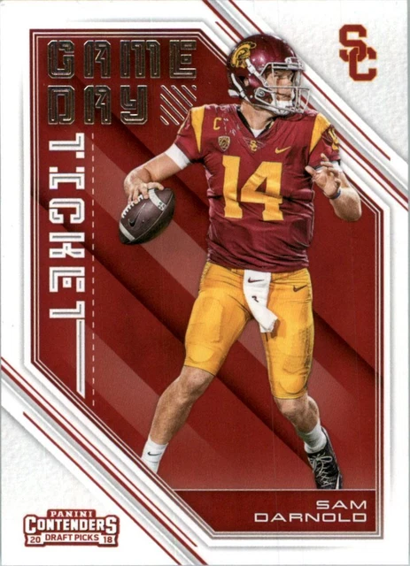 2018 Panini Contenders Draft Picks Game Day Tickets #1 Sam Darnold