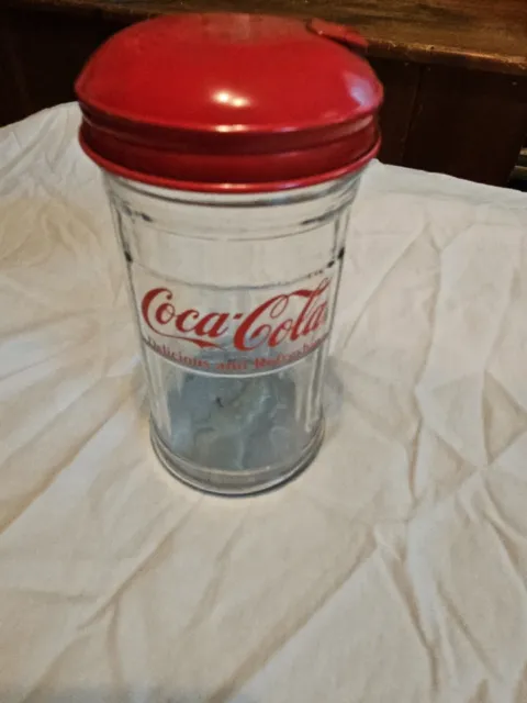 Vintage  Coca Cola Sugar Dispenser Diner Style 1992
