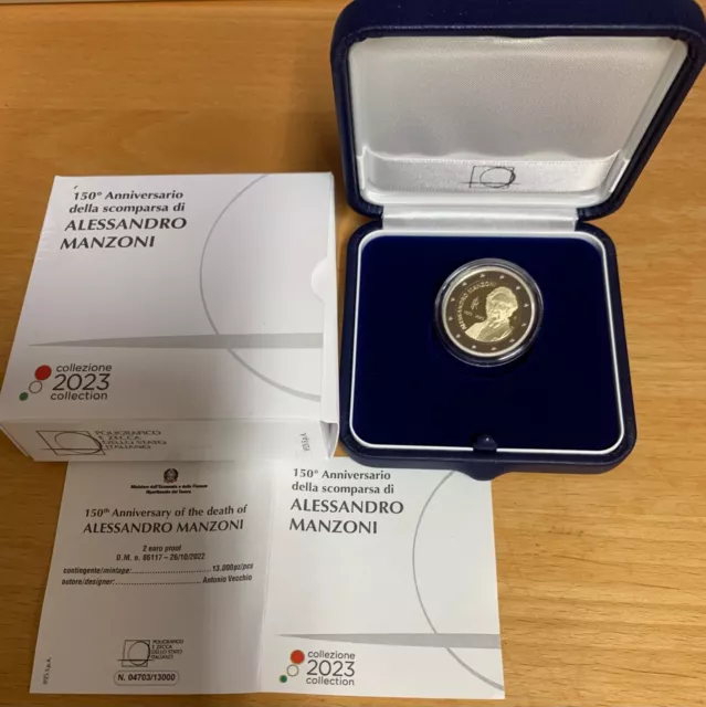moneta 2 euro italia 2023 valore