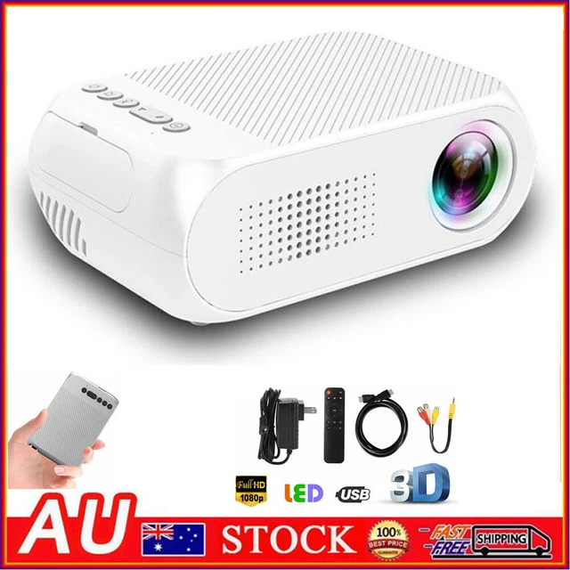 1080P Home Cinema USB HDMI AV SD Mini Portable HD LED Projector Theater YG320
