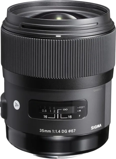 Sigma 35mm F1.4 ART DG HSM Lens for Canon. U.S. Authorized Dealer