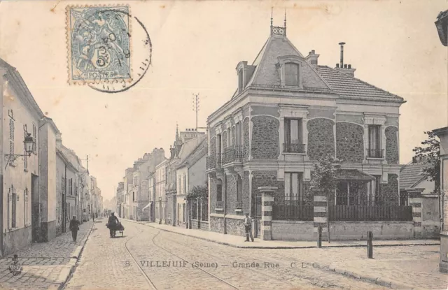 Cpa 94 Villejuif / Grande Rue