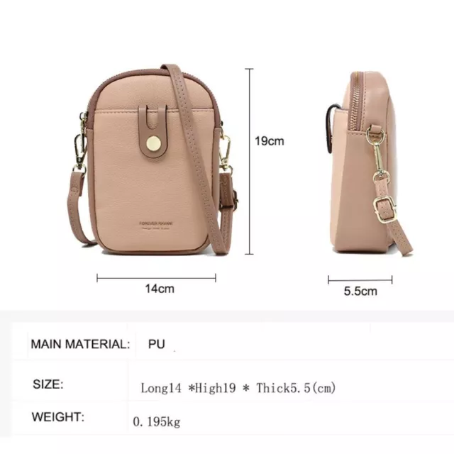 SIMPLE CROSSBODY BAG PU Leather Handbags Fashion Purse Women EUR 14,34 ...