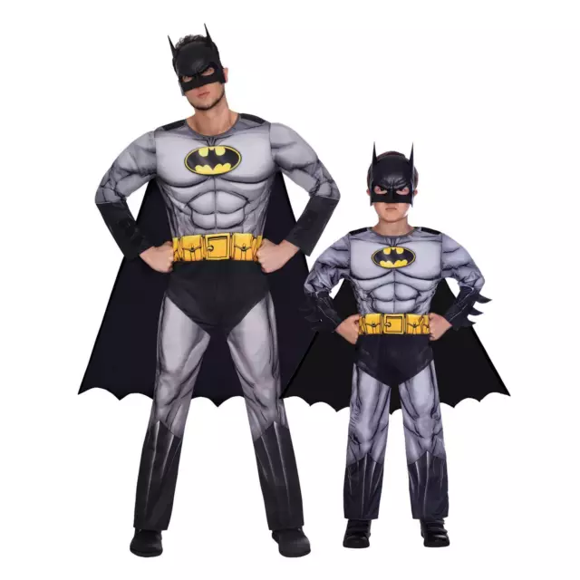 ROBE DE FANTAISIE classique de luxe Batman costume de super-héros enfants  garçons hommes livre jour EUR 56,72 - PicClick FR