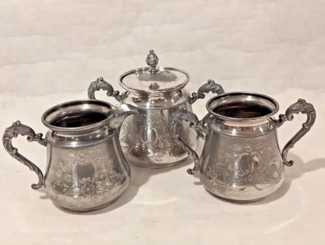 3 Piece Silver Platted Coffee/Tea Service by Forbes