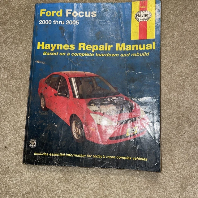 Repair Manual Haynes fits 2000 - 2005 Ford Focus