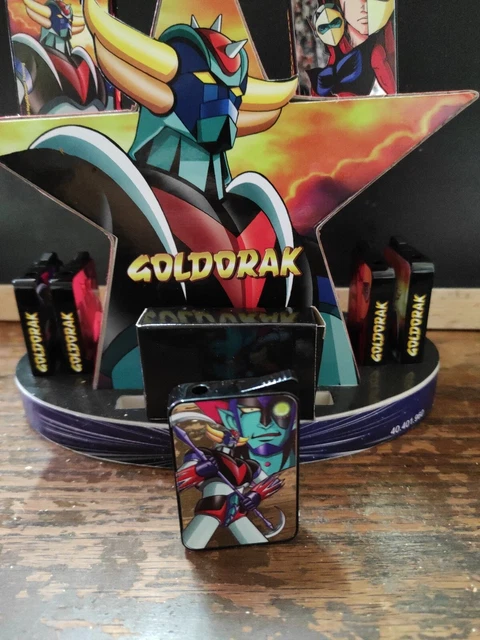 Lot De 4 Briquets Goldorak Rechargeables Avec Présentoir, édition Pro 2023