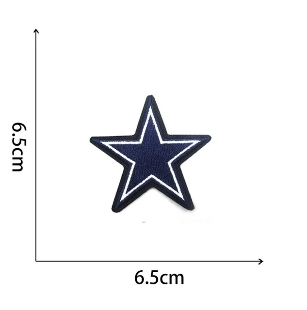 Patch Iron On. Sew On. Dallas Cowboys. Helmet of the player.