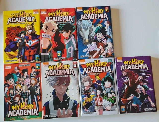 MANGAS - MY HERO ACADEMIA - KOHEI HORIKOSHI TOME 1-2-3-4-5-8-9 EUR 36