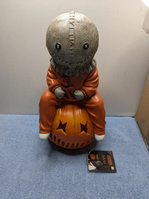 Trick 'r Treat Sam LIGHT UP! Ceramic Statue Spirit Halloween New Trick or Treat