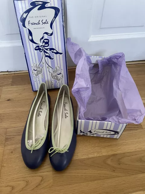 CHAUSSURES PLATES BALLET carreaux French Sole par Jane Winkworth