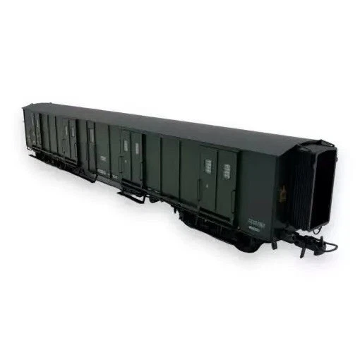 Voiture métallisée Ex-PLM REE Modèles VB467 vert 306 - HO 1/87 - SNCF