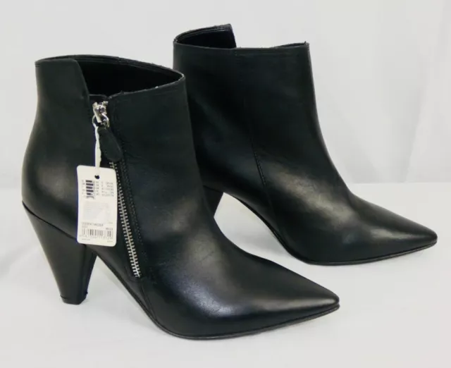 Esprit Bottines Talons Hauts Cuir Lisse Noir Taille 39