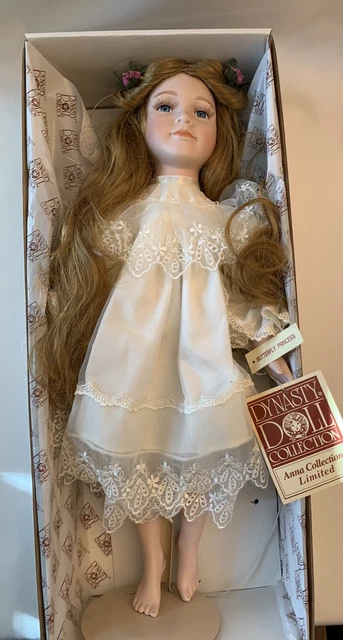 Dynasty Doll Collection “The Butterfly Princess” Porcelain Doll In Original Box
