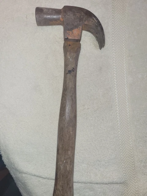 ANTIQUE Original KELLY PERFECT Curved Claw Hammer  SCARCE Pre True Temper Period