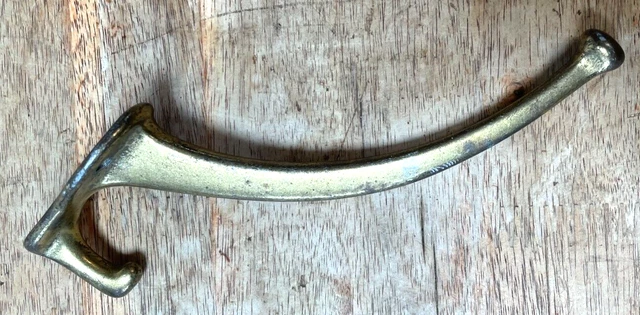 Vintage Antique Vintage Hook Cast Bronze Wall Coat Hat Closet Hall Tree Hook 6"