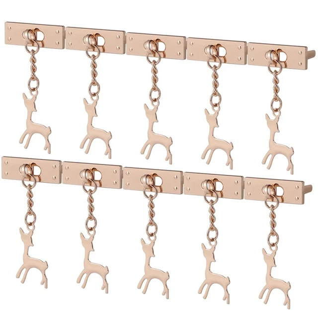 10 pz borsa hardware cerbiatto fibbia borsa hardware forniture hardware oro