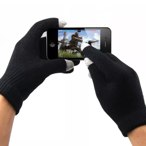Smartphone homme-femme isolation thermique écran tactile appareil gants chauds hiver
