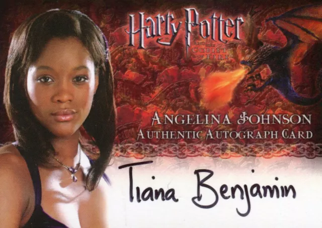 Harry Potter and the Goblet of Fire Tiana Benjamin Autograph Card