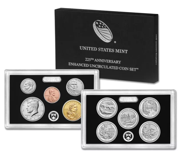 2017-S US Mint 225th Anniversary Enhanced Uncirculated 10-Coin Set