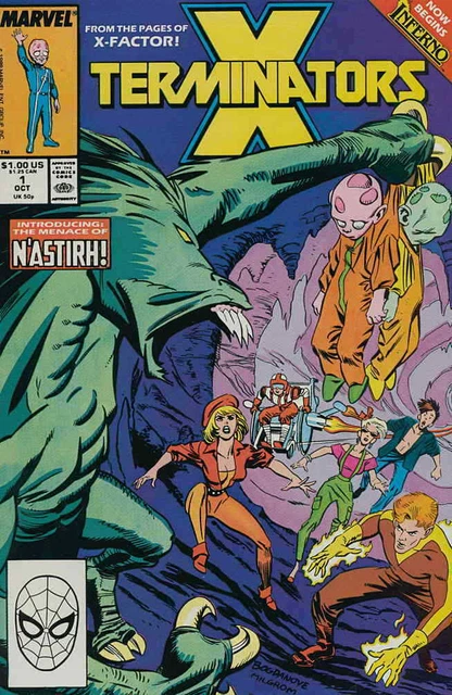 X-Terminators XTerminators #1 Marvel Comics October Oct 1988 (VF)