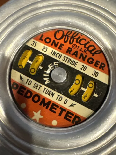 1948 Official Lone Ranger Pedometer - General Mills Cheerios Cereal