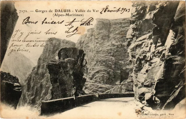 CPA Gorges de Daulis- Vallee du Var FRANCE (1005280)