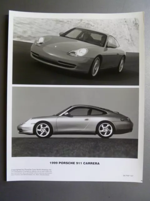 1999 Porsche 911 Carrera Coupe B&W Press PCNA Issued Photo - RARE!! Awesome L@@K