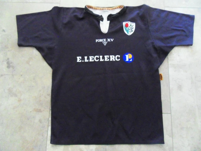 Maillot Rugby Vintage FFR Comité Du Var - Cotton Oxford - Années 80 - Taille XL