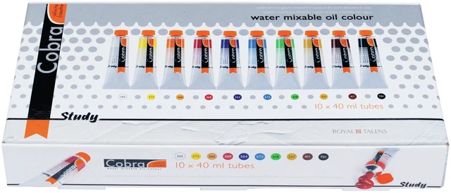 Cobra Study 40ml Oil Paint Value Set 10/Pkg-