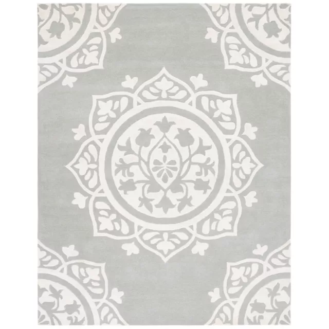 SAFAVIEH Bella BEL136A Handmade Grey / Ivory Rug