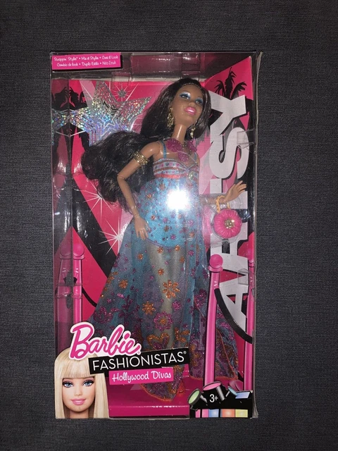 Poupée Barbie Fashionistas Swappin Styles Hollywood Divas - Mattel 2011
