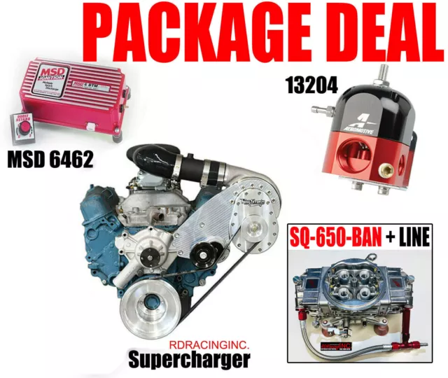 Torqstorm Supercharger Sistema Per Piccolo Blocco Mopar Arp-K-Dg-La DS Combo Kit