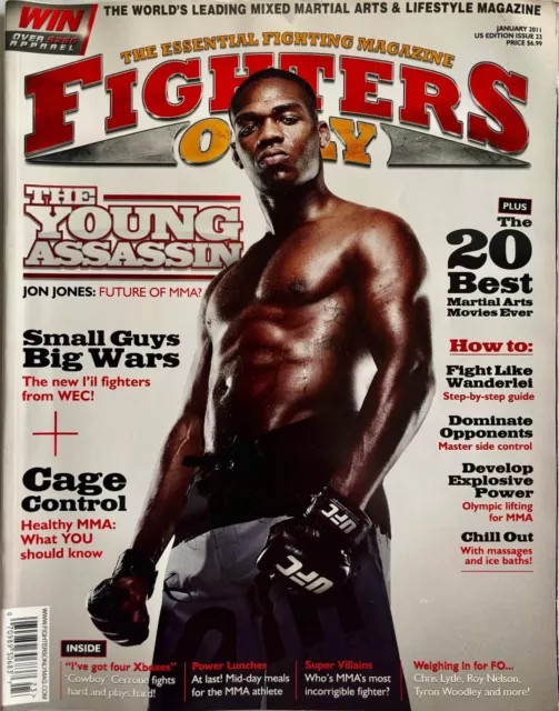 🔥🔥 Jon Jones MMA UFC Fighters Only Magazine January 2011 🔥🔥