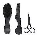 Beard Kit Folding Comb Kleine Schere Beard Brush Beard Modeling Set Mit Aufb GOD