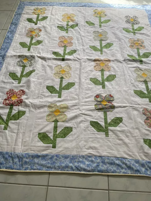 hand made patchwork quilt