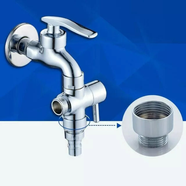 3/4 Femelle Pour 1/2 Filetage Mâle Douche Tuyau Adaptateur Connecteur Salle